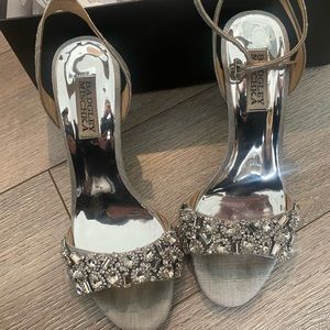 Bartley Mischka bridal heels